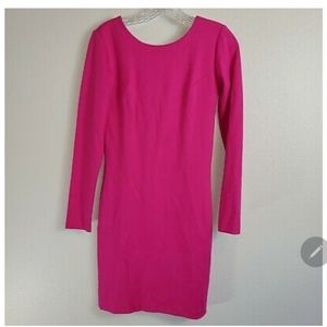 Amanda Uprichard Hot Pink Pointe Dress